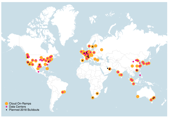 Where Are The World S Cloud Data Centers And Who Is Using Them   Global Cloud Data Center And On Ramp Locations 